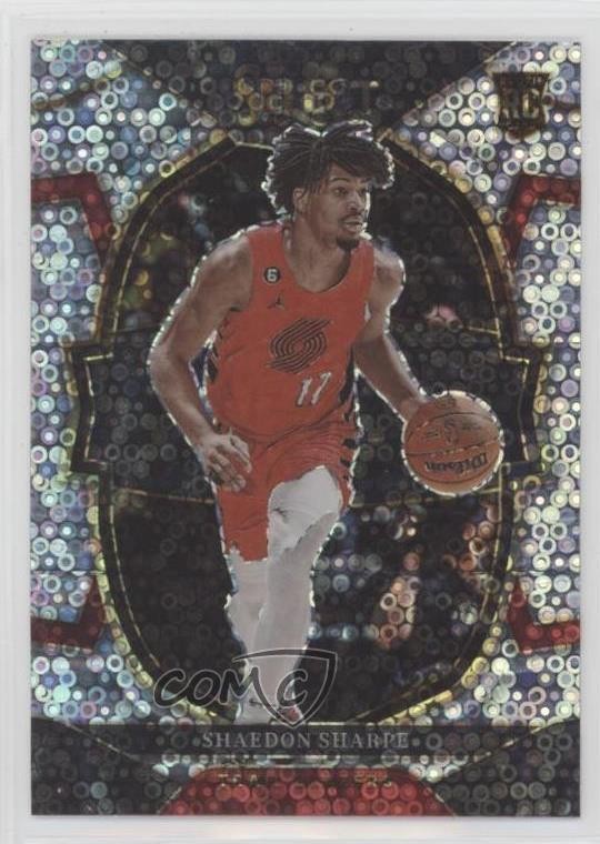 2022-23 Panini Select Concourse Disco Prizm Shaedon Sharpe #71 c8r