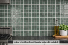 Forest Green Matte Wall Tile 2x2 Remodel Backsplash Ceramic C 657 10 SQ FT