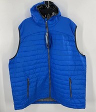 Elevate Mens Blue Packable Insulated Hooded Z...