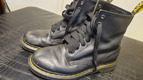 Dr. Martens 11821 Damengröße 8L – US schwarz mattes Leder Kampfstiefel - Bild 2 von 11