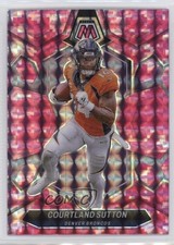 2024 Panini Mosaic Pink Camo Mosaic Prizm Courtland Sutton #66 14dq