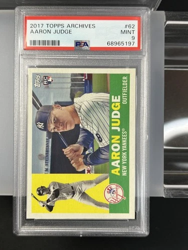 2017 Topps Archives #62 Aaron Judge PSA 9