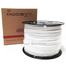 PCT 500' RG6 Coax Cable Spool Reel TOP Quality ship from USA & 1x 3-Way Splitter