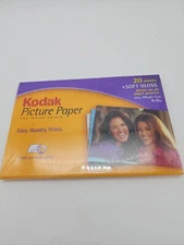 NEW Kodak Picture Paper 20 Sheets Soft Gloss For Inkjet Printers 4x6 Inch Photo