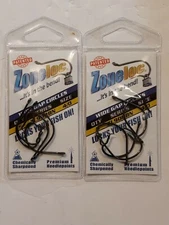 2 Packs of 5 Zoneloc Wide Gap Circle Hooks 4/0