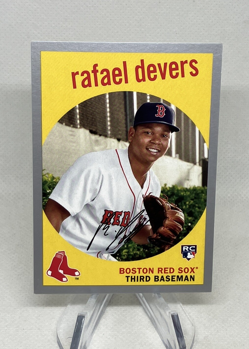 Rafael Devers 2018 Topps Archives #40 Silver /99 RC Rookie Card Red Sox