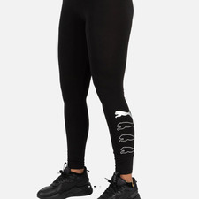 puma leggings black and gold