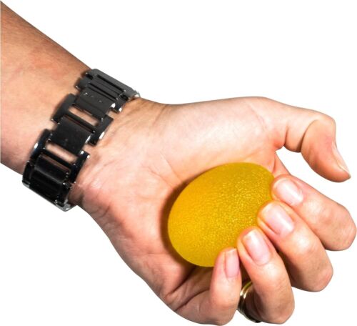 A pack of 3 oval shaped hand exercise and stress relief balls - Arthritis - Picture 5 of 7