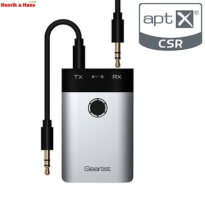 Audio Empfänger Transmitter Bluetooth Sender Receiver NFC apt-X Rii Geartist