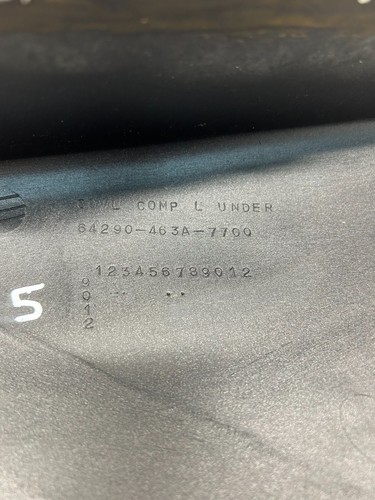 Honda GL1100 Goldwing Interstate Left Side Cowl / Fairing Cover 64290-463A-7700 - Picture 5 of 5