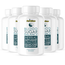 Blood Sugar- Cardiovascular Health, Blood Pressure  Sugar Support- 5 Bottles