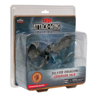 Dungeons and Dragons D und D Attack Wing Wave 3 Silver Dragon Brettspiel