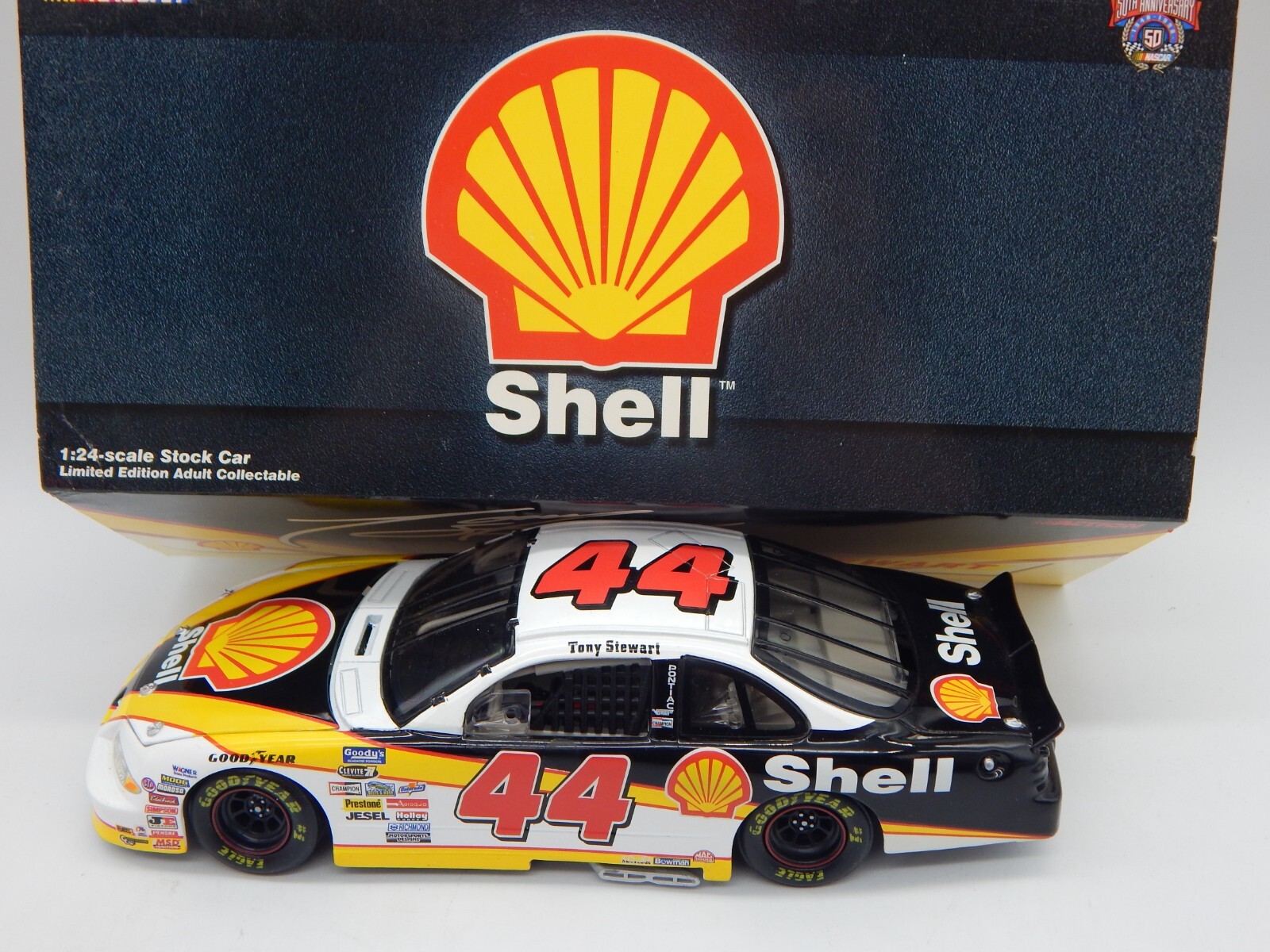 Tony Stewart #44 Shell 1998 Pontiac Grand Prix Action RCCA NASCAR 1:24 ...