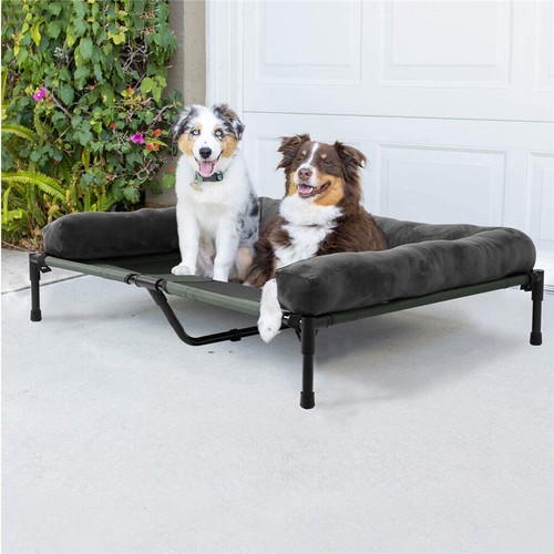 All Seasons Cooling Elevated Dog Bed Raised Dog Cots Durable Supportive Frame - Picture 2 of 15