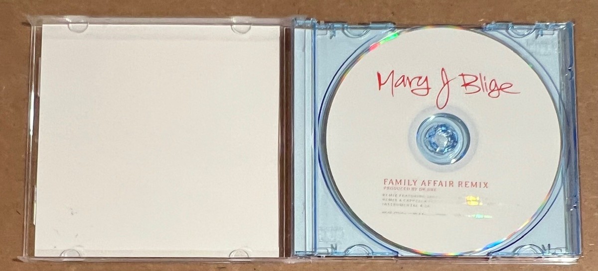 Mary J. Blige - Family Affair [Remix] RARE promo radio only CD