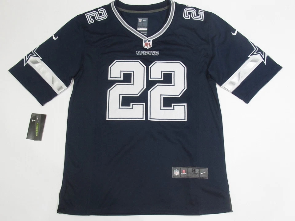 NIKE Emmitt Smith #22 Dallas Cowboys Throwback Player Men's Jersey Navy Blue