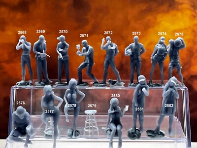 1:64 Figures  - For Dioramas Miniature Figures 164 Fig Lot 554
