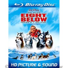 Sled Dogs Antarctica Winter Ice True Life Dog Survival Movie Eight Below Blu-ray