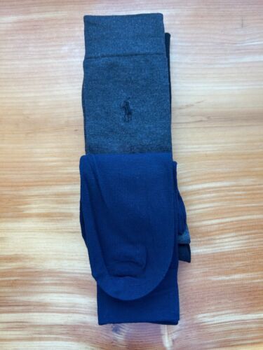 ¡Nuevo! Calcetines de vestir Polo Ralph Lauren 3 pares para hombre 6-12,5 - Argyle y estilos sólidos!! - Imagen 26 de 70