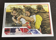 2023 Topps Series 1 -Teammates Celebrate Walk Off - 303 -San Diego Padres(42223)