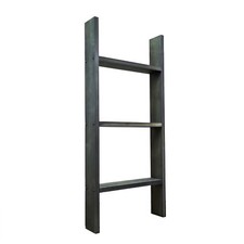 16" Wide Rustic Farmhouse Blanket Ladder Wall-Leaning Decorative Ladder