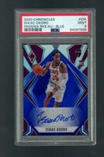 2020-21  CHRONICLES ISAAC OKORO PHOENIX RC AUTO BLUE #17/25 PSA 9 (C)