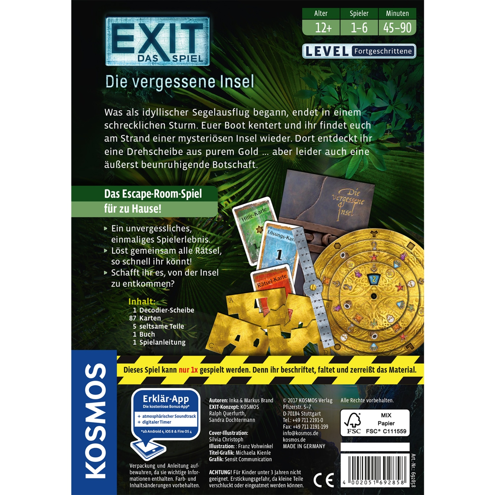Thumbnail - Kosmos Exit - Das Spiel - Die Vergessene Insel, Partyspiel