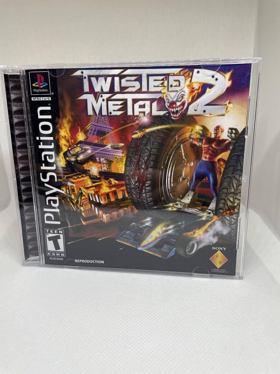 PS1 Case - NO GAME - Twisted Metal 2