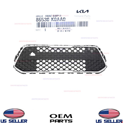 Genuine OEM Front Bumper Lower Grille Kia Soul LX S 2023-2025 86530-K0AA0