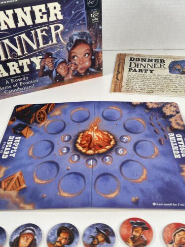 Donner Dinner Party gioco da tavolo di Chronicle Books -- 100% completo - Foto 9 di 15