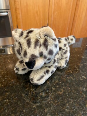 AMERICAN WEGO SPOTTED LEOPARD CHEETAH GREEN EYES PLUSH STUFFED ANIMAL TOY