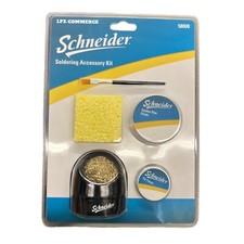 Schneider Soldering Accessory Kit: Paste/Tinner/Brush/Cleaner/Sponge/ 58008