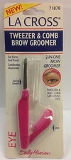 La Cross Sally Hansen Tweezer & Comb Brow Groomer #71878 NEW