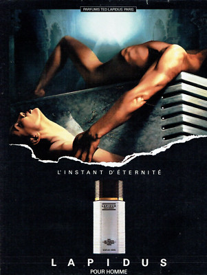 Advertising 1122 1990 Eau Toilette Instant Eternity Ted Lapidus