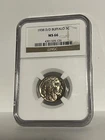 NICE! 1938 D/D Buffalo 5c Coin NGC MS66