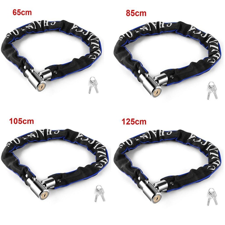 Metal Antitheft Bicycle Lock 65/85/105/125cm Bike Locks Cycling eBay