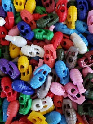 Pair of Grenade Lace Locks for Jordans Foamposites Airmax - BUY 3 GET ONE FREE!!