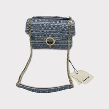 Sandro Paris Yza Tweed Chain Crossbody Shoulder Bag Nwt