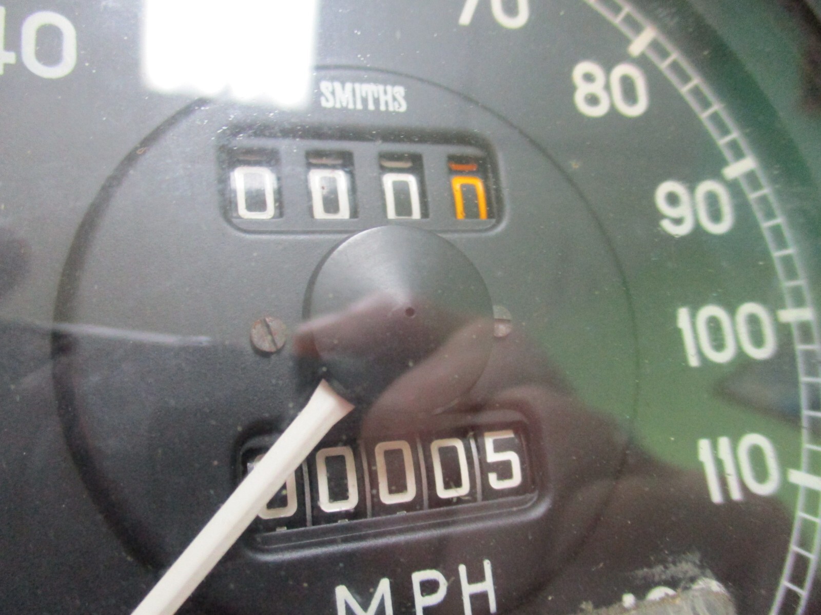Bentley SIII speedometer Smiths SN6328/02, UD8760, 120 MPH, new old stock NOS