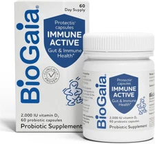 Protectis Immune Active Probiotic | Probiotic + Vitamin D | Supports Immune, Dig