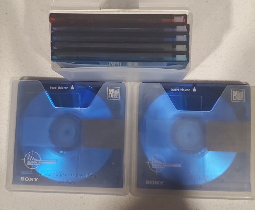 Sony MZS1 Net MD Sport S2 Walkman MiniDisc Player Tested/Working + 7