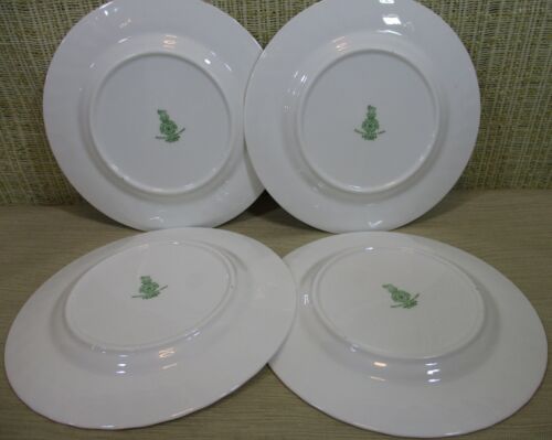 4X Royal Doulton "Arcadia” Set 4 Bread Butter Plates Flowers Scalloped Border B1 - Picture 8 of 12