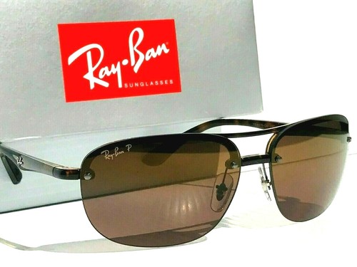 NEW Ray Ban 63mm Aviator Tortoise POLARIZED Chromance Sunglass RB 4275  710/6B | eBay