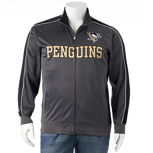 Pittsburgh Penguins Majestic Men's Track Jacket Officially Licensed!!! - Picture 1 of 4