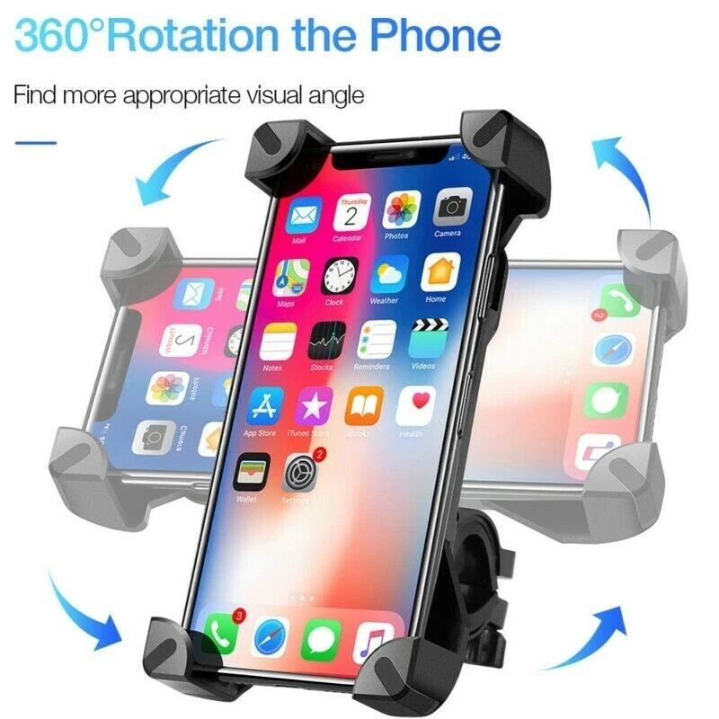 Universal Motorcycle Bicycle MTB Bike Handlebar Holder Mount For Cell Phone GPS - Image 3 of 4