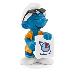 The Smurfs Schleich® Figure - The Marketing Smurf (20773) 4005086207738 | eBay