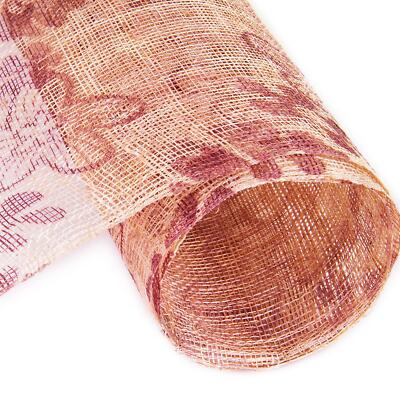 Soft Touch Diamond Print Sinamay for Hats Fascinators and Millinery FS033