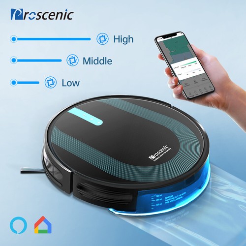 Proscenic 850P Alexa Robotic Vacuum Cleaner 3 in1 Dry Wet Mopping Map  Navigation 613852917312 | eBay