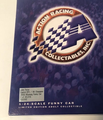 Action John Force 2000 Ford Mustang Castrol 9X Champion Diecast Car NHRA 1:24 - Imagen 6 de 9