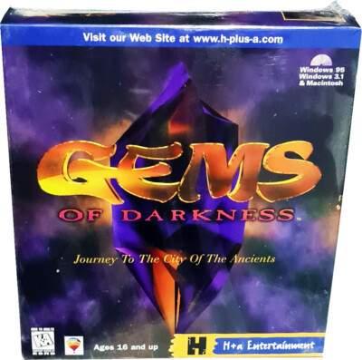 Gems of Darkness for PC, Big Box, Vintage 1997, New! Mint in Sealed Box! MISB!!